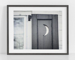 Blue Outhouse Moon