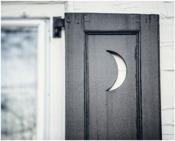 Blue Outhouse Moon