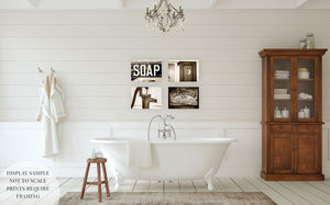 Sepia Soaps, Pump and Outhouse Moon