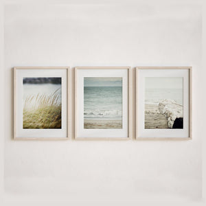 Sunset Studio Beach Decor Blue and Green Coastal 3 Vertical