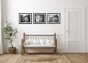 Rustic Black and White Barns