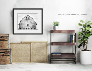 Modern Black and White Gothic Style Barn Landscape
