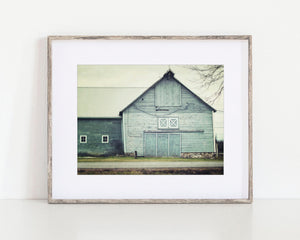 Blue Shabby Chic Barn