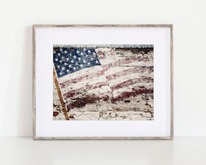 Patriotic Primitive American Flag