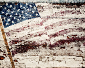 Patriotic Primitive American Flag