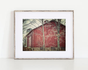 Red Amish Pennsylvania Barn Landscape