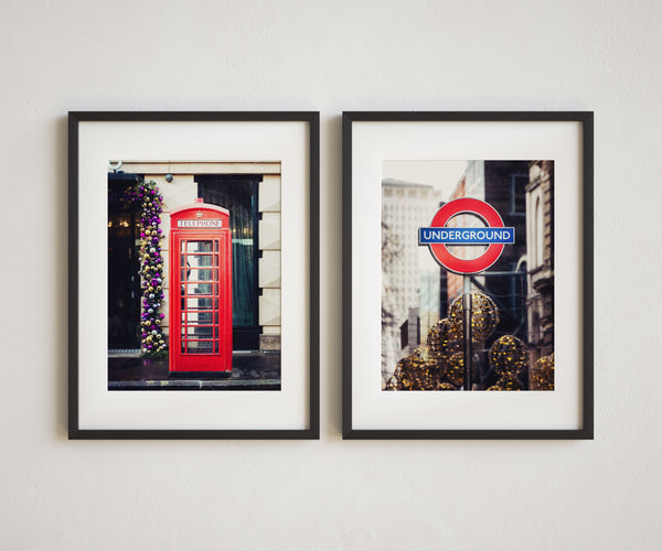 Sunset Studio Travel Photography Iconic London | Set of 2