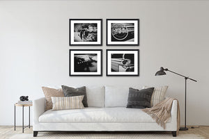 Vintage Cars | Black and White 1950s Mid-Century Modern